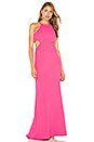view 2 of 4 Halter Neck Gown in Begonia
