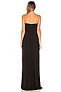 view 3 of 3 High Slit Gown in Black