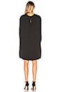 view 3 of 3 Cape Dress in Black & Champagne