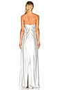 view 3 of 3 Gown With Front Twist in Silver