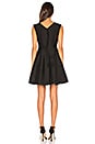 view 3 of 3 Asymmetrical V Neck Dress in Black