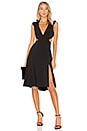 view 1 of 3 V Neck Flowy Dress in Black