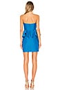view 3 of 3 Strapless Dress With Peplum in Lapis