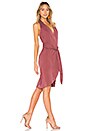 view 2 of 3 Wrap Dress in Dark Desert Rose
