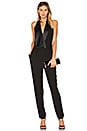 view 1 of 3 홀터넥 턱시도 점프수트 in Black
