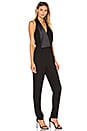 view 2 of 3 홀터넥 턱시도 점프수트 in Black