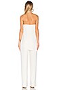 view 3 of 3 Asymmetrical Overlay Jumpsuit in Chalk