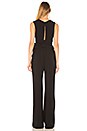view 3 of 3 V Neck Wide Leg Jumpsuit in Black