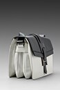 view 3 of 6 Short Shoulder Bag in Black and White in Black & White