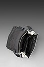 view 5 of 6 Short Shoulder Bag in Black and White in Black & White
