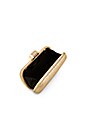 view 3 of 4 Oblong Minaudiere Clutch in Gold