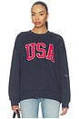view 1 of 4 Offside Crewneck Sweatshirt in Navy