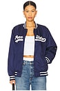 view 1 of 4 University Of Pennsylvania A-games Varsity Jacket in Navy
