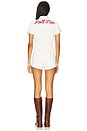 view 5 of 5 University Of Alabama Denim Romper in White