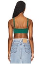 view 3 of 4 University Of Miami Active Bra Top in Hunter Green