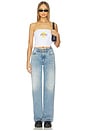 view 4 of 4 Los Angeles Lakers Tube Top in White