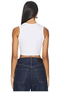 view 3 of 4 Boston Celtics Cut Off Tank Top in White