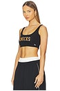view 2 of 4 New York Knicks Scoop Neck Crop Top in Black