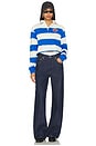 view 4 of 5 CAMISA POLO DE RUGBY NEW YORK KNICKS in Royal & White