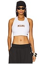 view 1 of 4 University Of Miami Top in White