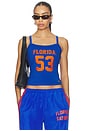 view 1 of 4 University Of Florida Playmaker Tank Top in Blue & Orange