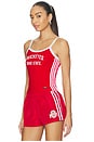 view 2 of 4 Ohio State University Sideline Stripes Tank Top in Red