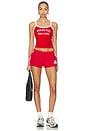 view 4 of 4 Ohio State University Sideline Stripes Tank Top in Red