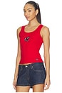 view 2 of 5 University Of Georgia MVP Tank Top in Red