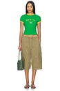 view 4 of 4 Brazil Goalie Tee in KELLY GREEN