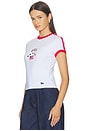 view 2 of 5 Usa Goalie Tee in WHITE