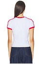 view 3 of 5 Usa Goalie Tee in WHITE