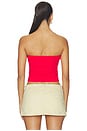 view 3 of 5 Mexico Embroidered Tube Top in Red