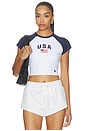view 1 of 4 Usa Homerun Tee in Navy
