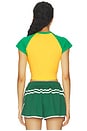view 3 of 4 Brazil Homerun Tee in GOLD