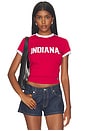 view 1 of 4 Indiana Goalie Baby Tee in Cardinal
