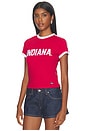 view 2 of 4 Indiana Goalie Baby Tee in Cardinal