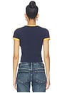 view 4 of 4 Michigan Goalie Baby Tee in Midnight Navy