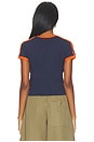 view 4 of 4 Syracuse Goalie Baby Tee in Navy