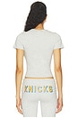 view 3 of 4 Knicks Cotton Jersey T-shirt in Heather Grey