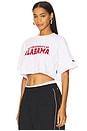 view 2 of 4 University Of Alabama Track Top in White