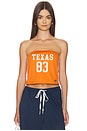 view 1 of 4 Texas Jersey Tube Top in Burnt Orange