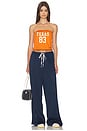 view 5 of 4 Texas Jersey Tube Top in Burnt Orange