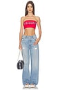 view 5 of 4 University Of Arizona Bandeau Top in Red
