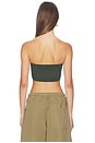 view 4 of 4 Miami Bandeau Top in Hunter Green