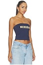 view 2 of 4 Michigan University Tube Top in Navy