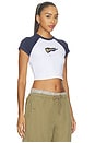 view 2 of 4 University Of Michigan Homerun Tee in Navy