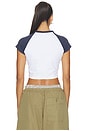 view 4 of 4 University Of Michigan Homerun Tee in Navy