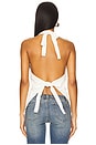 view 3 of 5 COLETE FRENTE ÚNICA in White Denim