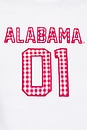 view 6 of 5 Alabama Baby Tee in White