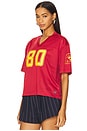 view 2 of 4 University Of Southern California Boyfriend Jersey Top in Red